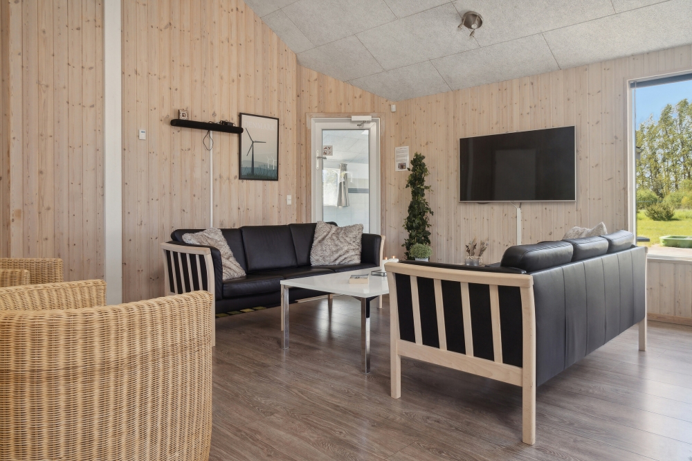 Sofakroken i luksushus nr. 314 i Lolland/Falster/Møn.