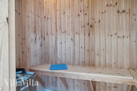 Nyt varmen i badstuen i luksushus nr. 314 til 20 personer