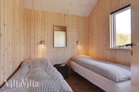 Et av de 7 soverommene i luksushus nr. 315 i Fyn og øyer.