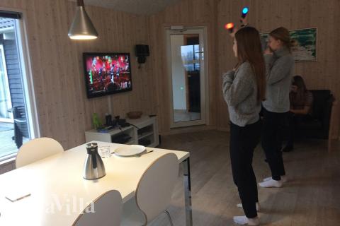 Konkurrer i feriehusets aktivitetsrom når dere besøker luksushus nr. 316 i Fyn og øyer.