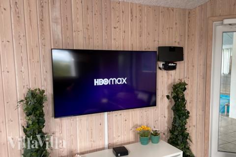 Sofakroken i luksushus nr. 316 i Fyn og øyer.