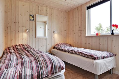 Et av de 8 soverommene i luksushus nr. 318 i Fyn og øyer.