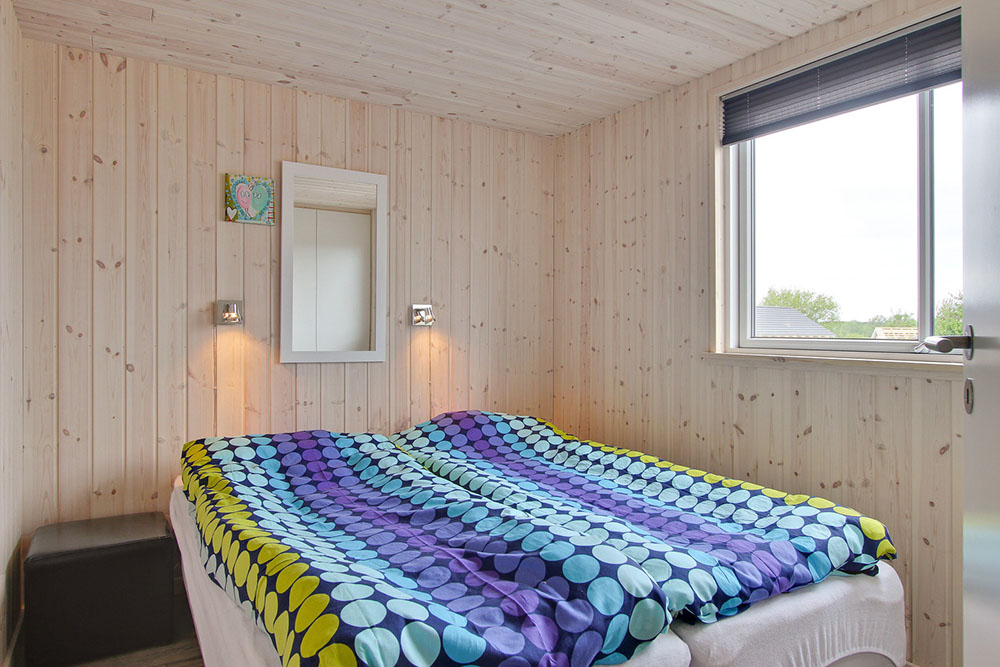 Et av de 7 soverommene i luksushus nr. 322 i Fyn og øyer.