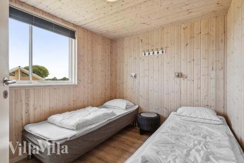 Et av de 7 soverommene i luksushus nr. 324 i Fyn og øyer.