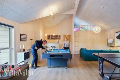 I tillegg til alle aktivitetsmulighetene i husets bassengavdeling, kan du også spille biljard, bordtennis og dart i luksushus nr. 335