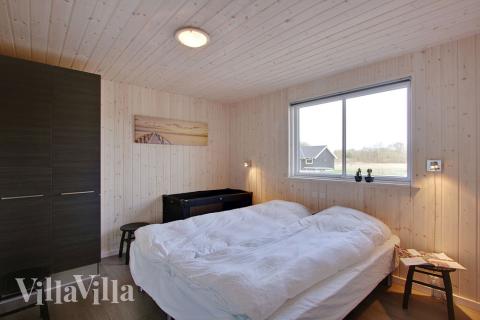 Et av de 9 soverommene i luksushus nr. 335 i Østjylland.