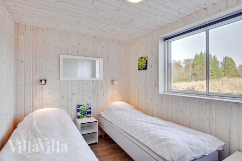 Et av de 6 soverommene i luksushus nr. 337 i Fyn og øyer.