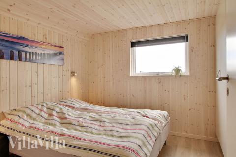 Et av de 5 soverommene i luksushus nr. 341 i Fyn og øyer.