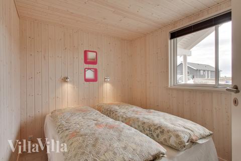 Et av de 8 soverommene i luksushus nr. 343 i Lolland/Falster/Møn.