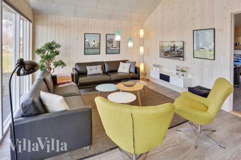 Luksushus nr. 344 har et flott oppholdsrom.