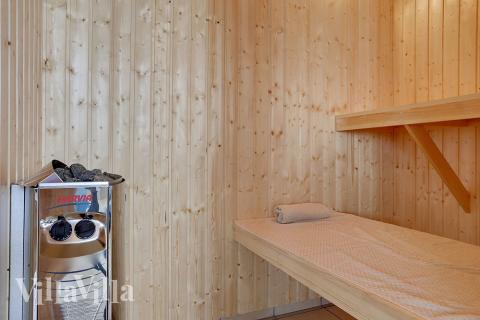 Nyt varmen i badstuen i luksushus nr. 344 til 16 personer