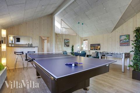 Luksushus nr. 344 til 16 personer tilbyr et stort aktivitetsrom med bl.a. biljard og dart