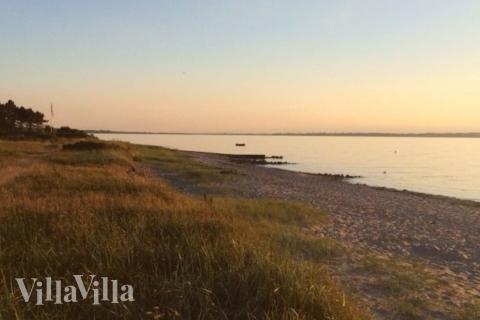 Den flotte stranden nær luksushus nr. 344 ved Fyn og øyer.
