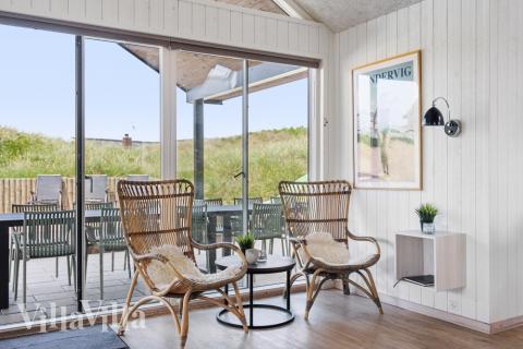 Oppholdsrom med plass til 20 i luksushus nr. 348.