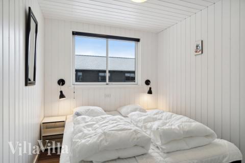 Et av de 8 soverommene i luksushus nr. 351 i Nordsjælland.