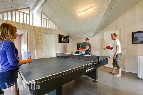 Luksushus nr. 353 til 14 personer tilbyr et stort aktivitetsrom med bl.a. biljard og dart