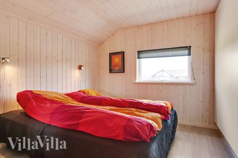 Et av de 7 soverommene i luksushus nr. 355 i Fyn og øyer.