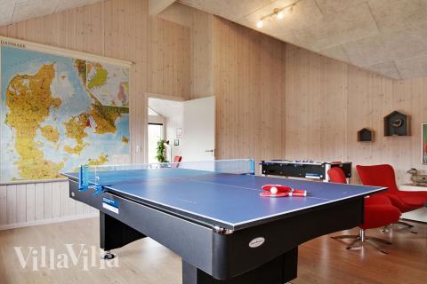 Luksushus nr. 358 til 18 personer tilbyr et stort aktivitetsrom med bl.a. biljard og dart