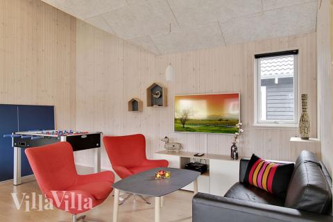 Aktivitetsrom i luksushus nr. 358 med 7 soverom og plass til 18 personer.