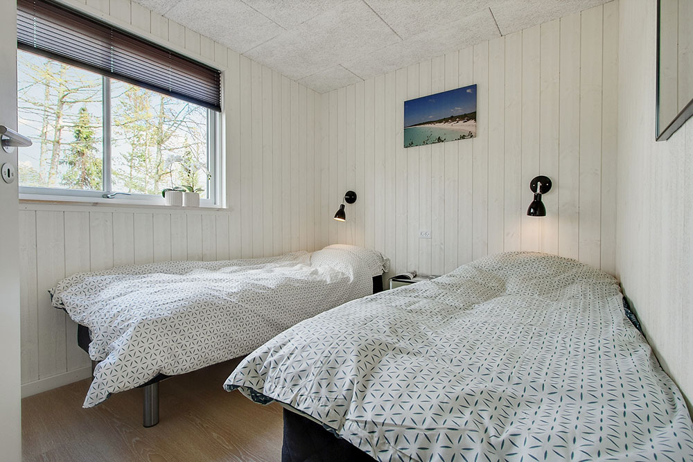 Et av de 7 soverommene i luksushus nr. 361 i Nordsjælland.