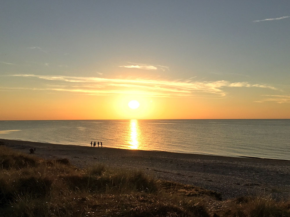 Stranden nær luksushus nr. 361.