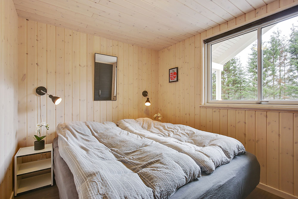 Et av de 9 soverommene i luksushus nr. 362 i Nordsjælland.