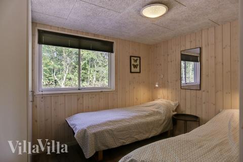 Et av de 8 soverommene i luksushus nr. 369 i Nordsjælland.