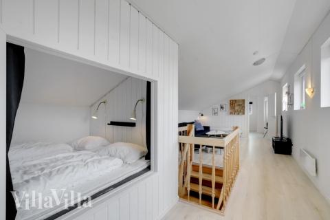 Soverom i luksushus nr. 373 i Limfjorden