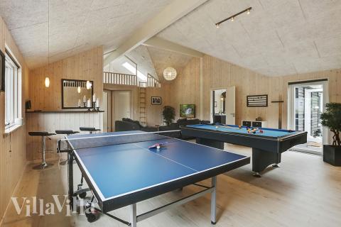 Aktivitetsrom i luksushus nr. 376 med 8 soverom og plass til 22 personer.