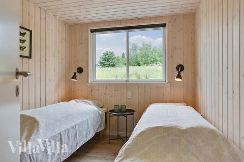 Et av de 9 soverommene i luksushus nr. 375 i Nordsjælland.