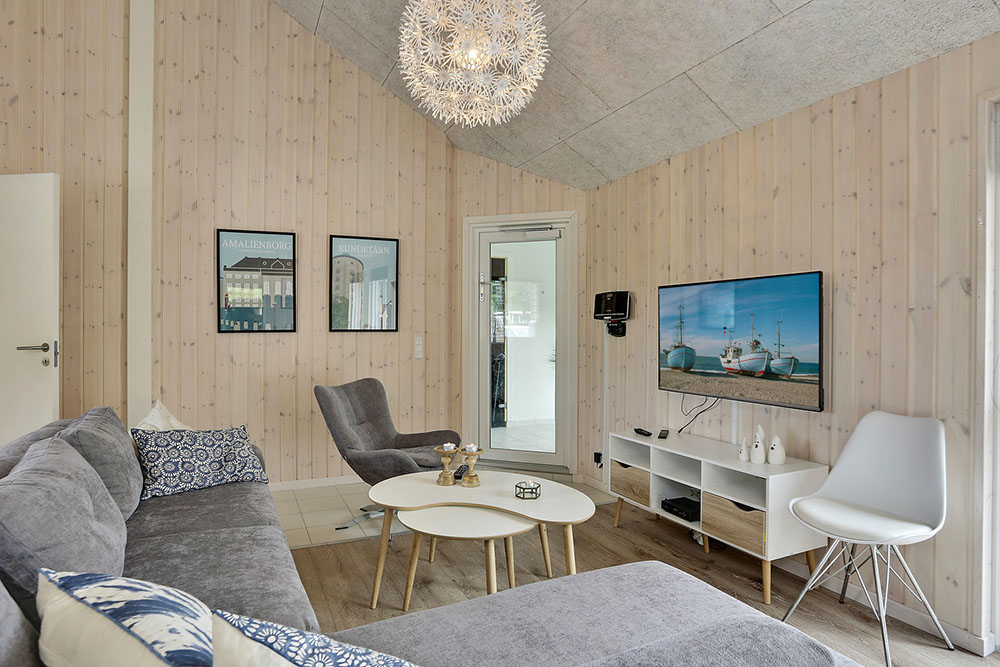 Luksushus nr. 375 har et flott oppholdsrom.