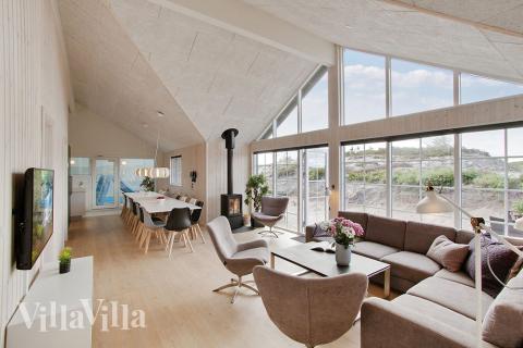 Luksushus nr. 383 har et flott oppholdsrom.