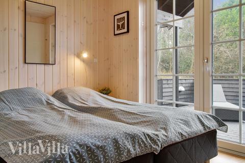 Et av de 7 soverommene i luksushus nr. 386 i Østjylland.