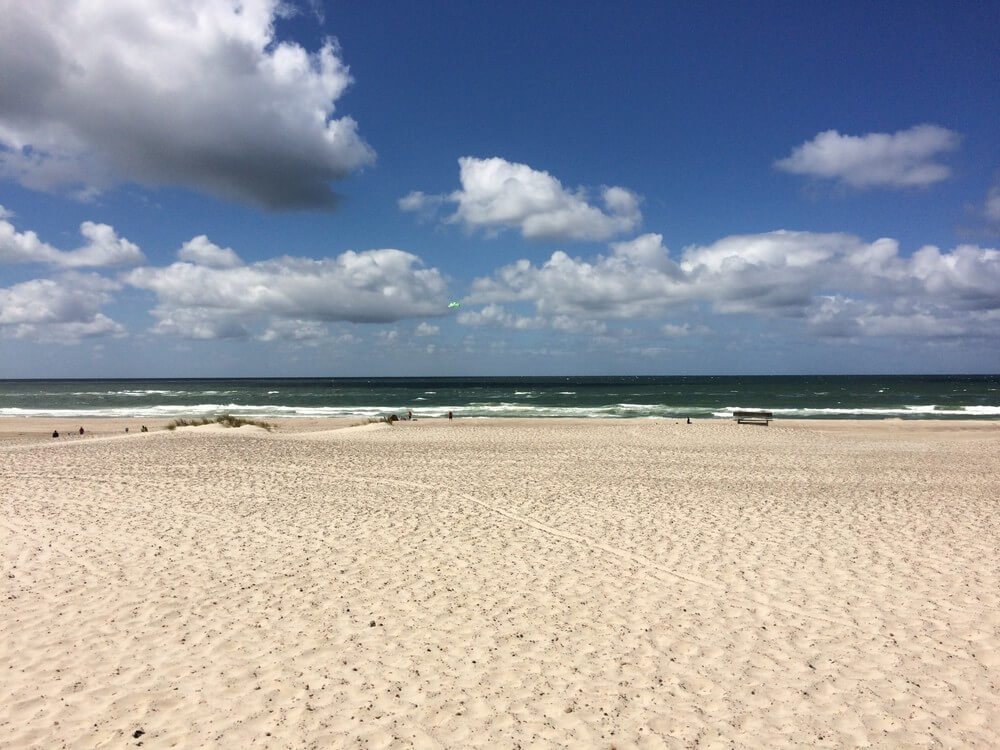 Stranden nær luksushus nr. 387.