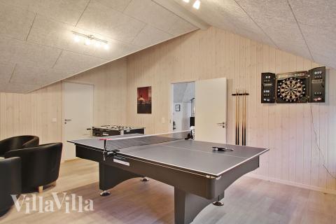 Aktivitetsrom i luksushus nr. 702 med 5 soverom og plass til 12 personer.