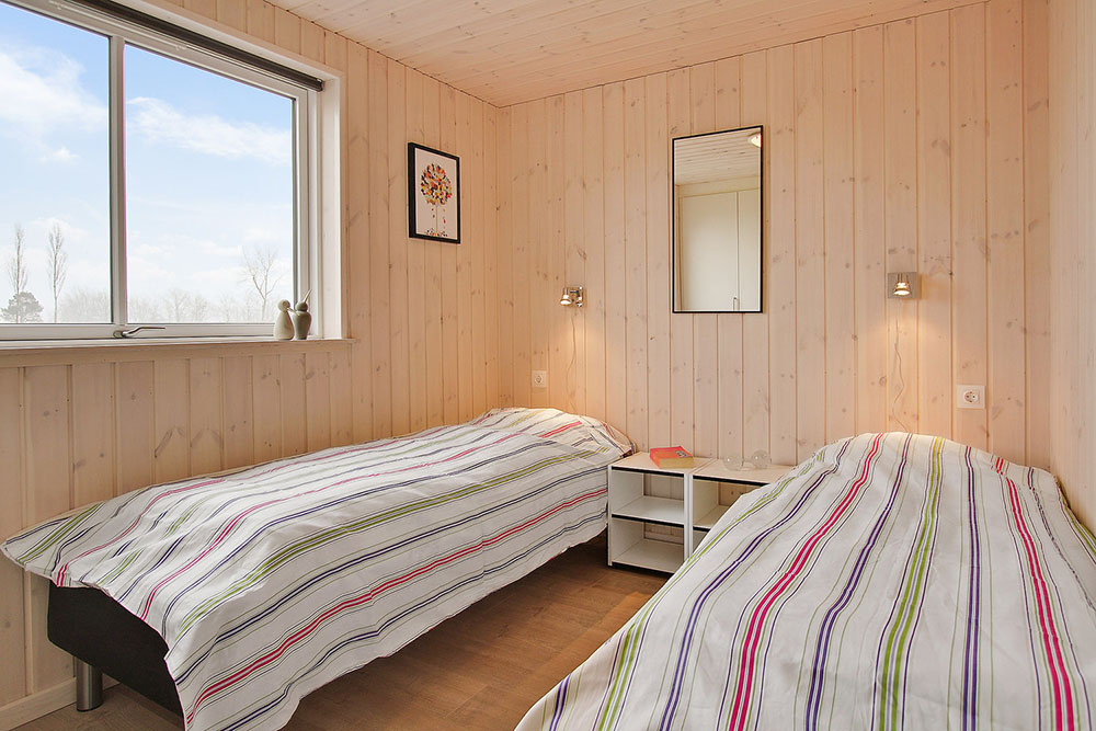 Et av de 8 soverommene i luksushus nr. 703 i Tyskland.