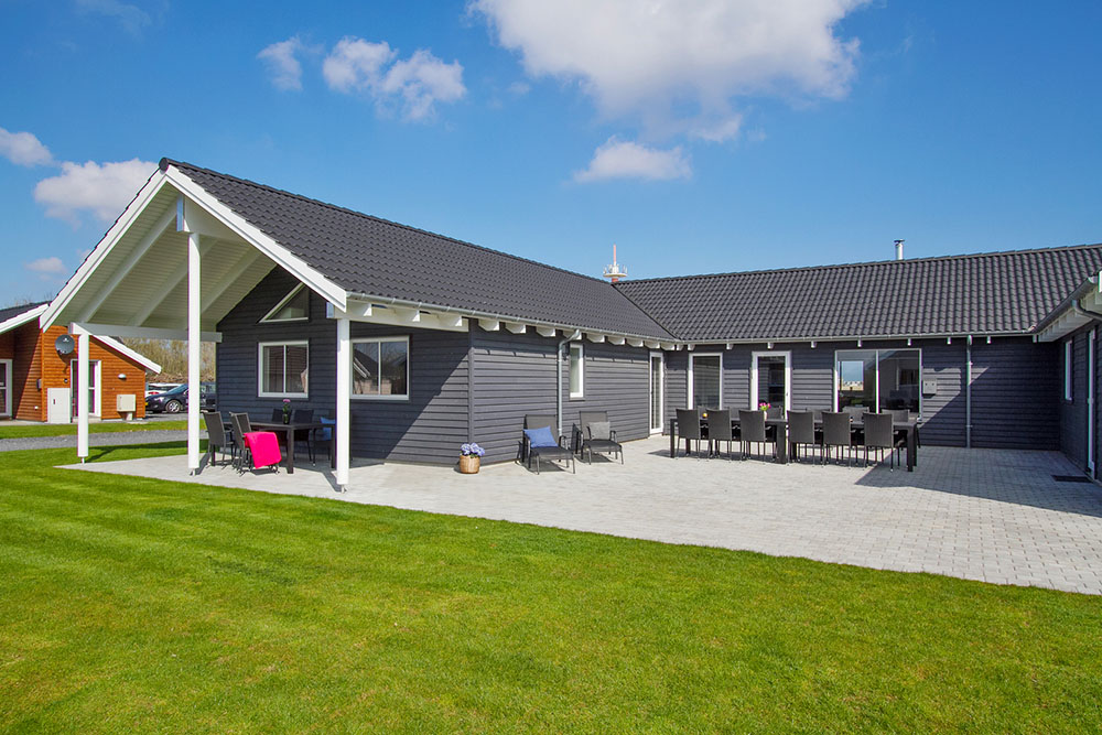 Dette lekre huset med svømmebasseng, nr. 703, med plass til 20 personer, ligger i Tyskland