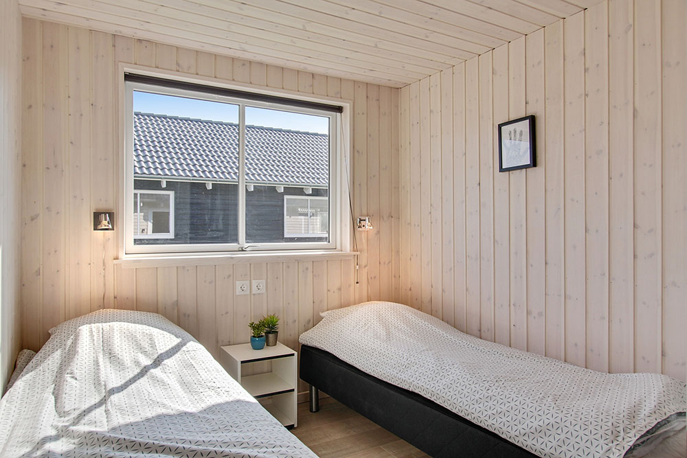 Et av de 8 soverommene i luksushus nr. 705 i Tyskland.