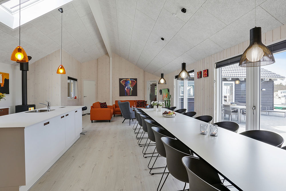 Luksushus nr. 393 har et flott oppholdsrom.