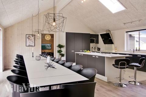 Luksushus nr. 714 har et flott oppholdsrom.