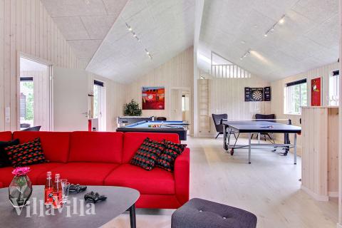 Konkurrer i feriehusets aktivitetsrom når dere besøker luksushus nr. 715 i Tyskland.