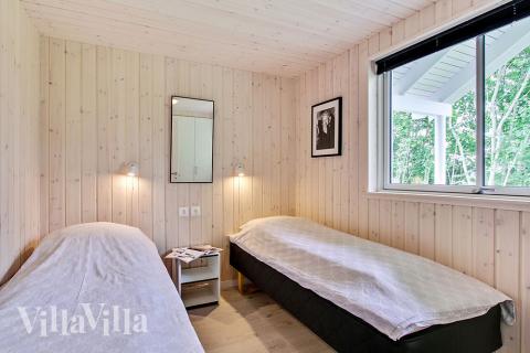 Et av de 8 soverommene i luksushus nr. 715 i Tyskland.