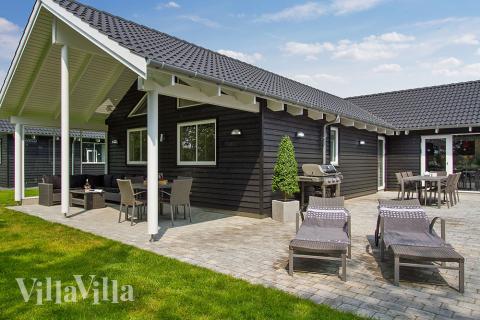 Stor terrasse i luksushus nr. 715 i Tyskland.