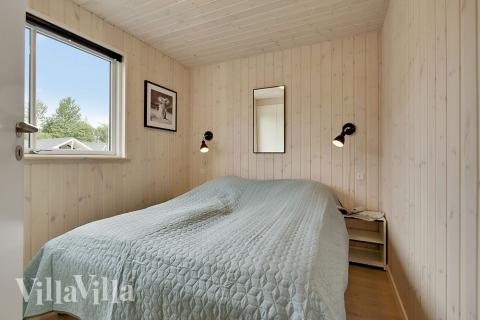 Et av de 6 soverommene i luksushus nr. 388 i Nordsjælland.