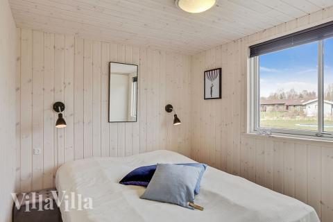 Et av de 8 soverommene i luksushus nr. 398 i Nordsjælland.