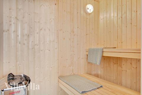 Nyt varmen i badstuen i luksushus nr. 390 til 18 personer