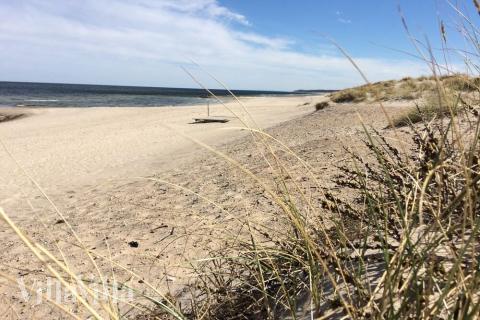 Stranden nær luksushus nr. 406.