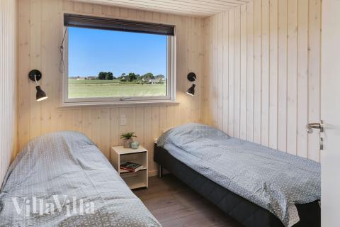 Et av de 9 soverommene i luksushus nr. 403 i Lolland/Falster/Møn.