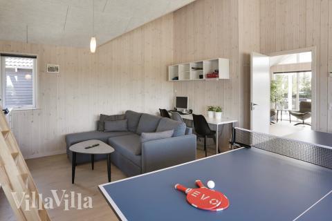 Luksushus nr. 413 til 20 personer tilbyr et stort aktivitetsrom med bl.a. biljard og dart