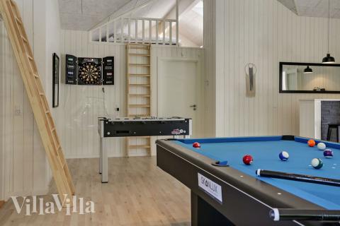 Aktivitetsrom i luksushus nr. 419 med 9 soverom og plass til 24 personer.